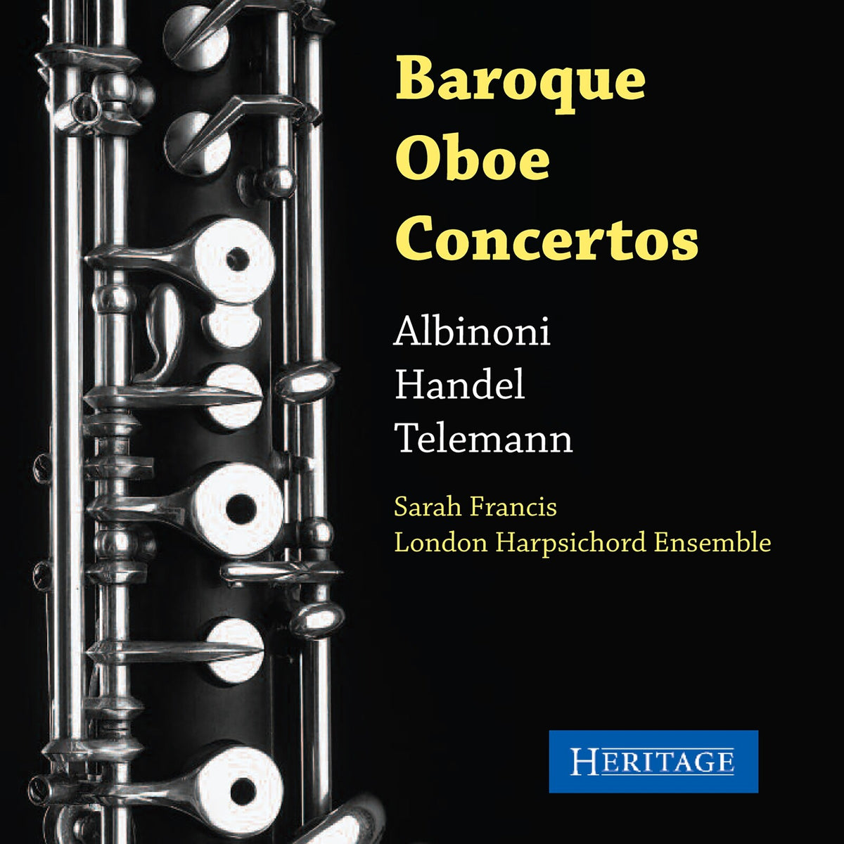 Sarah Francis; London Harpsichord Ensemble - Baroque Oboe Concertos (Albinoni; Handel; Telemann) - HTGCD400