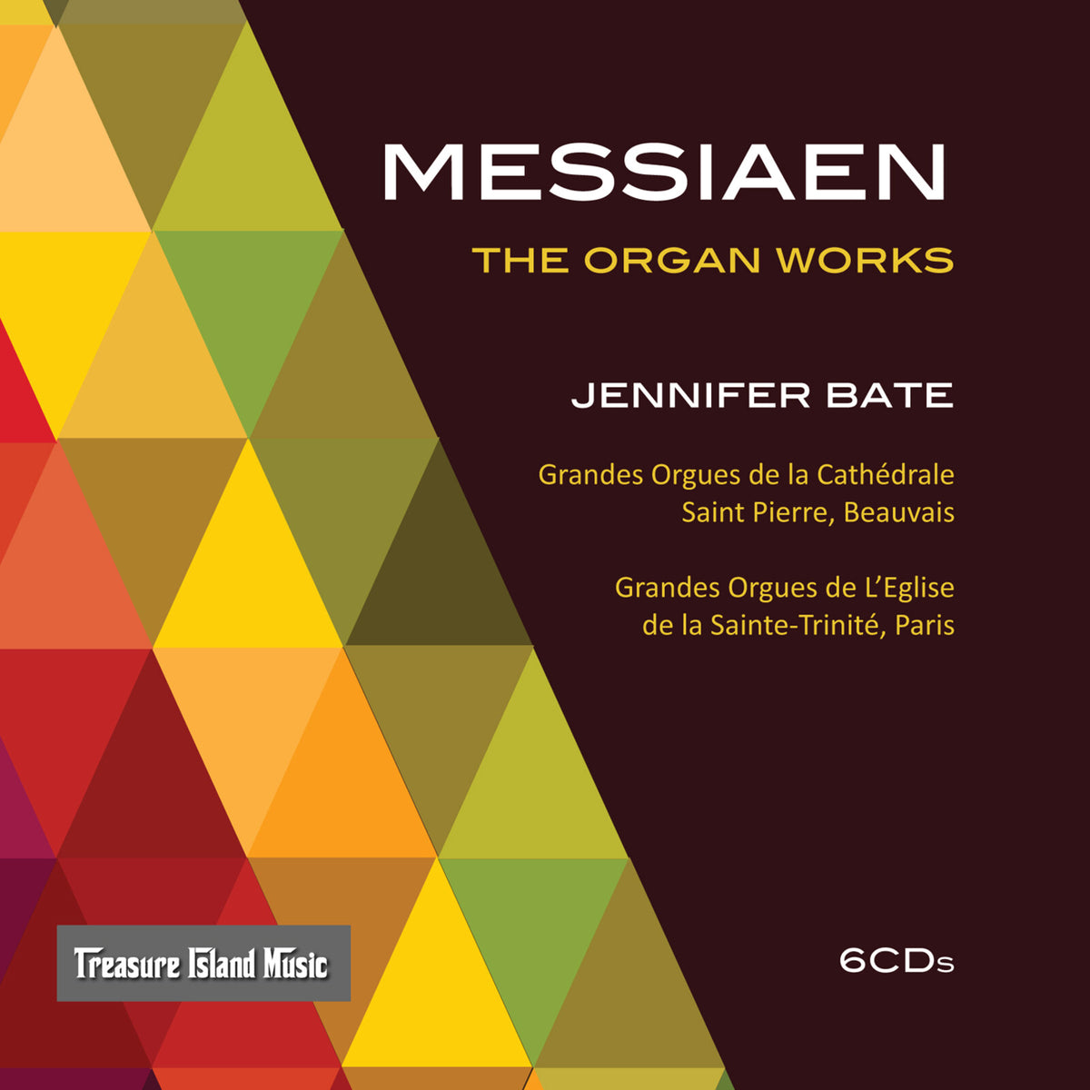 JENNIFER BATE - MESSIAEN - ORGAN WORKS - UKCD600