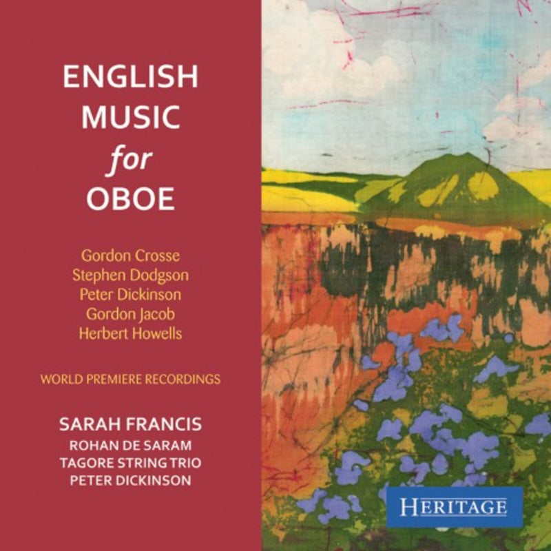 SARAH FRANCIS - ENGLISH MUSIC FOR OBOE - HTGCD275
