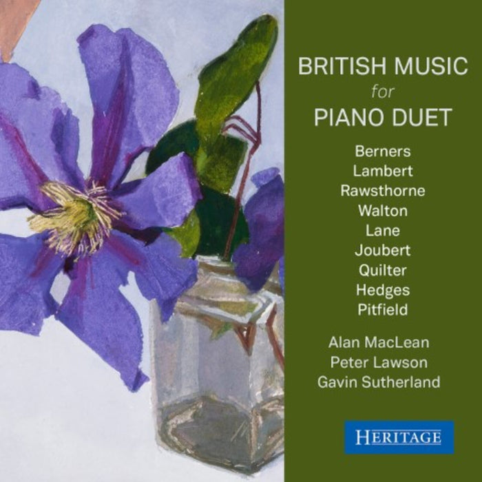 VARIOUS - BRITISH MUSIC FOR PIANO DUET - HTGCD202