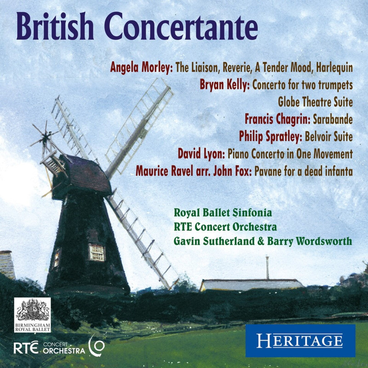 RTE CONCERT ORCHESTRA - BRITISH CONCERTANTE - HTGCD191