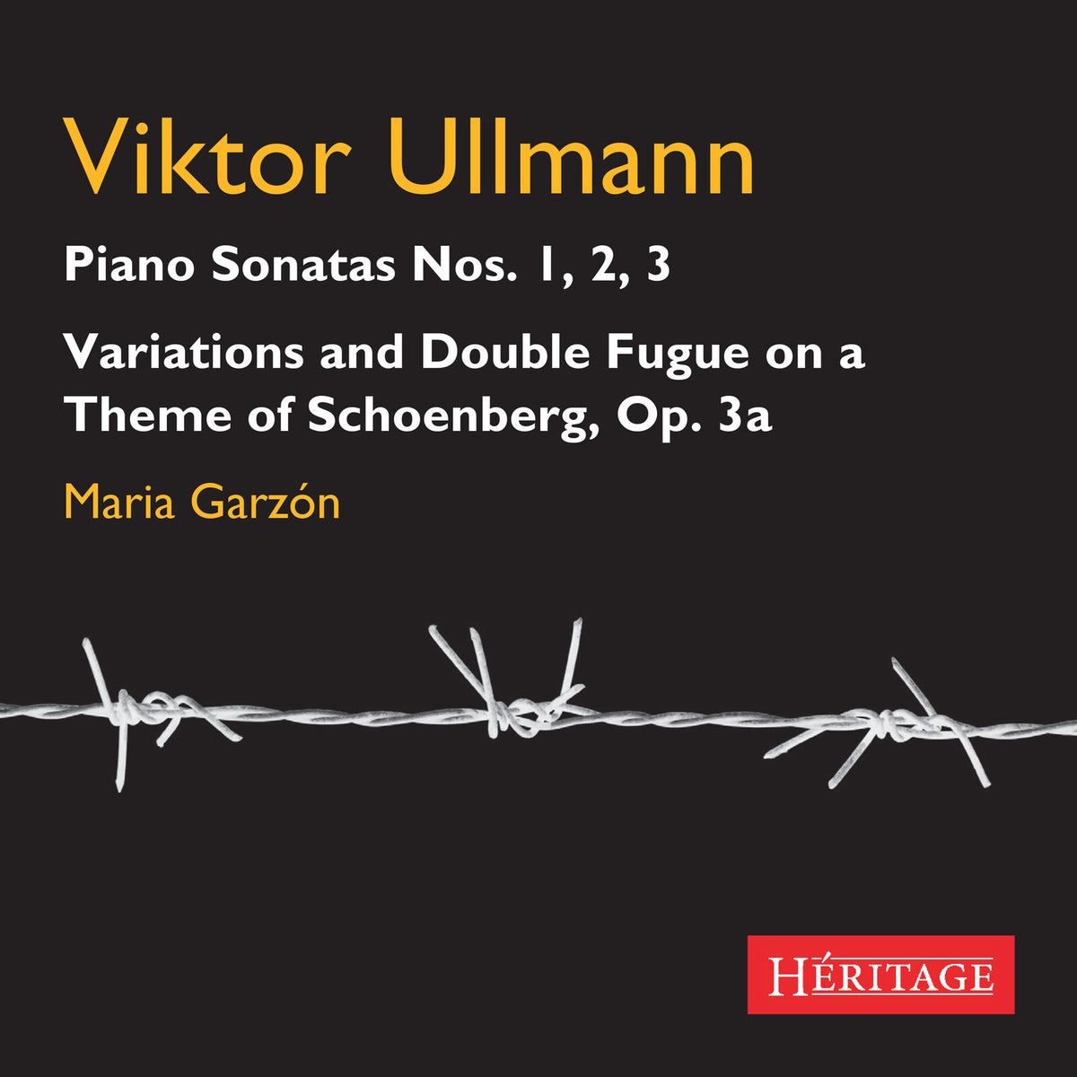 MARIA GARZON - ULLMANN - PIANO SONATAS - HTGCD189