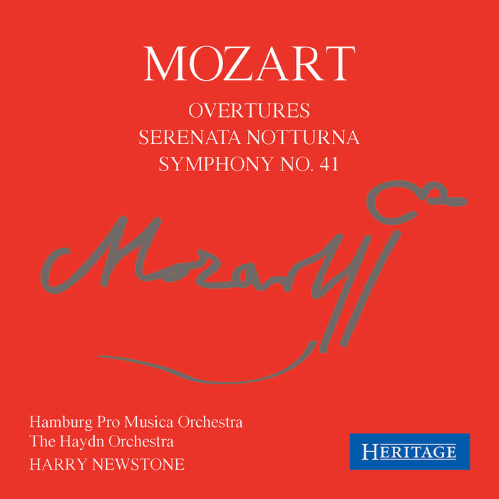 HARRY NEWSTONE - MOZART - OVERTURES - HTGCD182