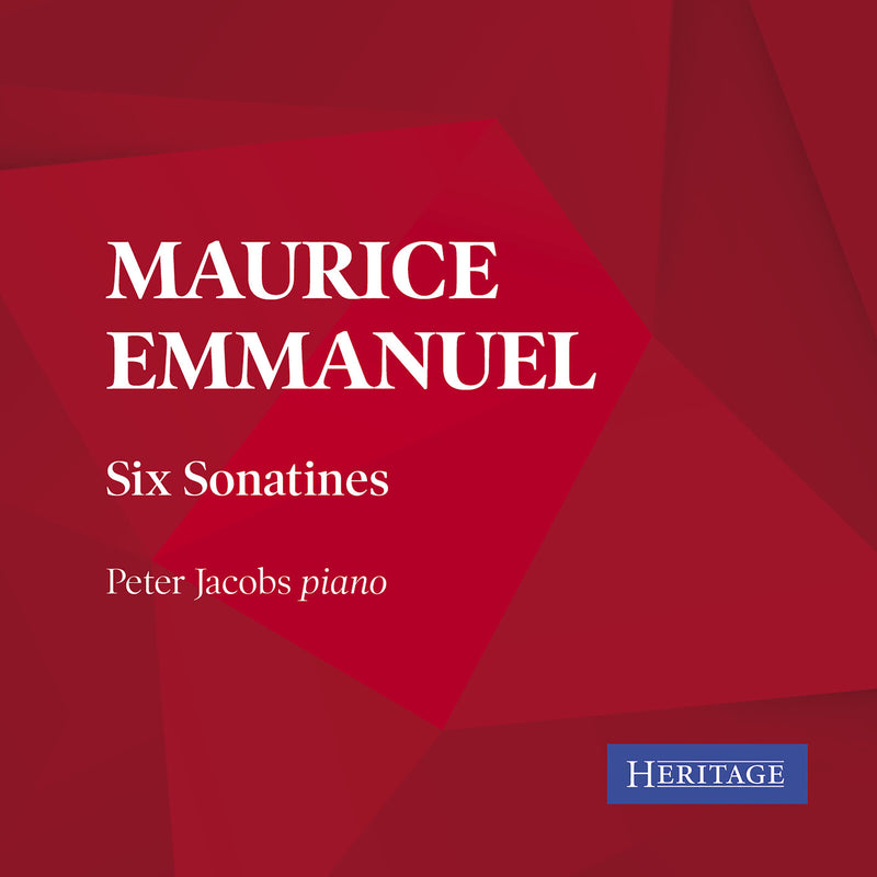 PETER JACOBS - EMMANUEL - SIX SONATINES - HTGCD157