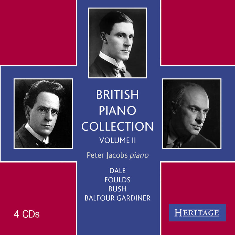 PETER JACOBS - BRITISH PIANO COLLECTION II - HTGCD406