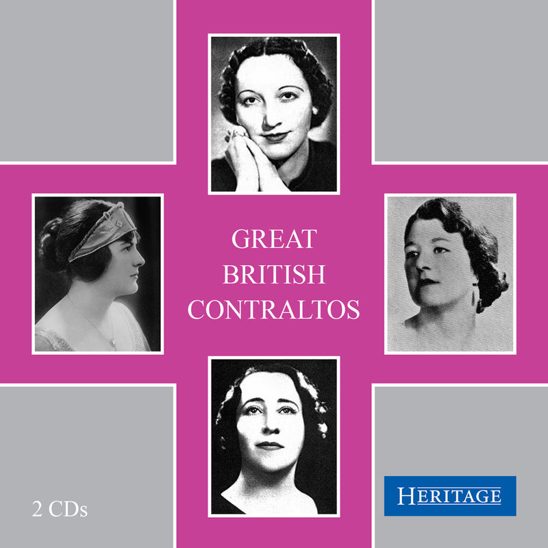 VARIOUS ARTISTS - GREAT BRITISH CONTRALTOS - HTGCD167-8