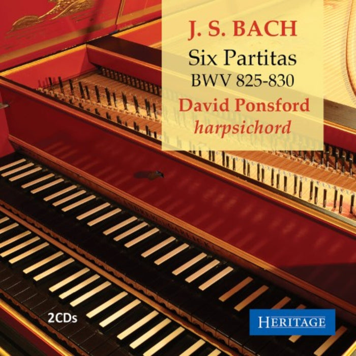 DAVID PONSFORD - BACH - PARTITAS - HTGCD147-8