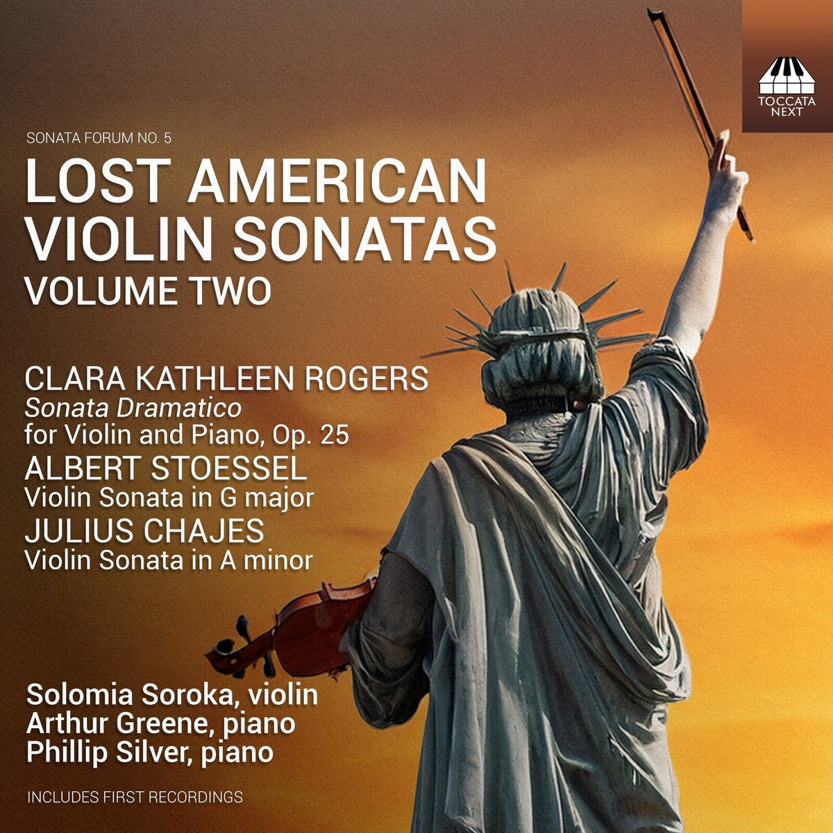Solomia Soroka; Phillip Silver; Arthur Greene - Lost American Violin Sonatas, Vol. 2 - TOCN0049