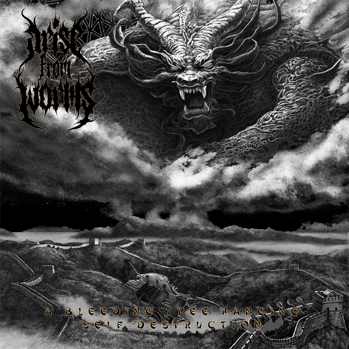 Arise From Worms - A Bleeding Tree Hanging Self Destruction - CRR262CD