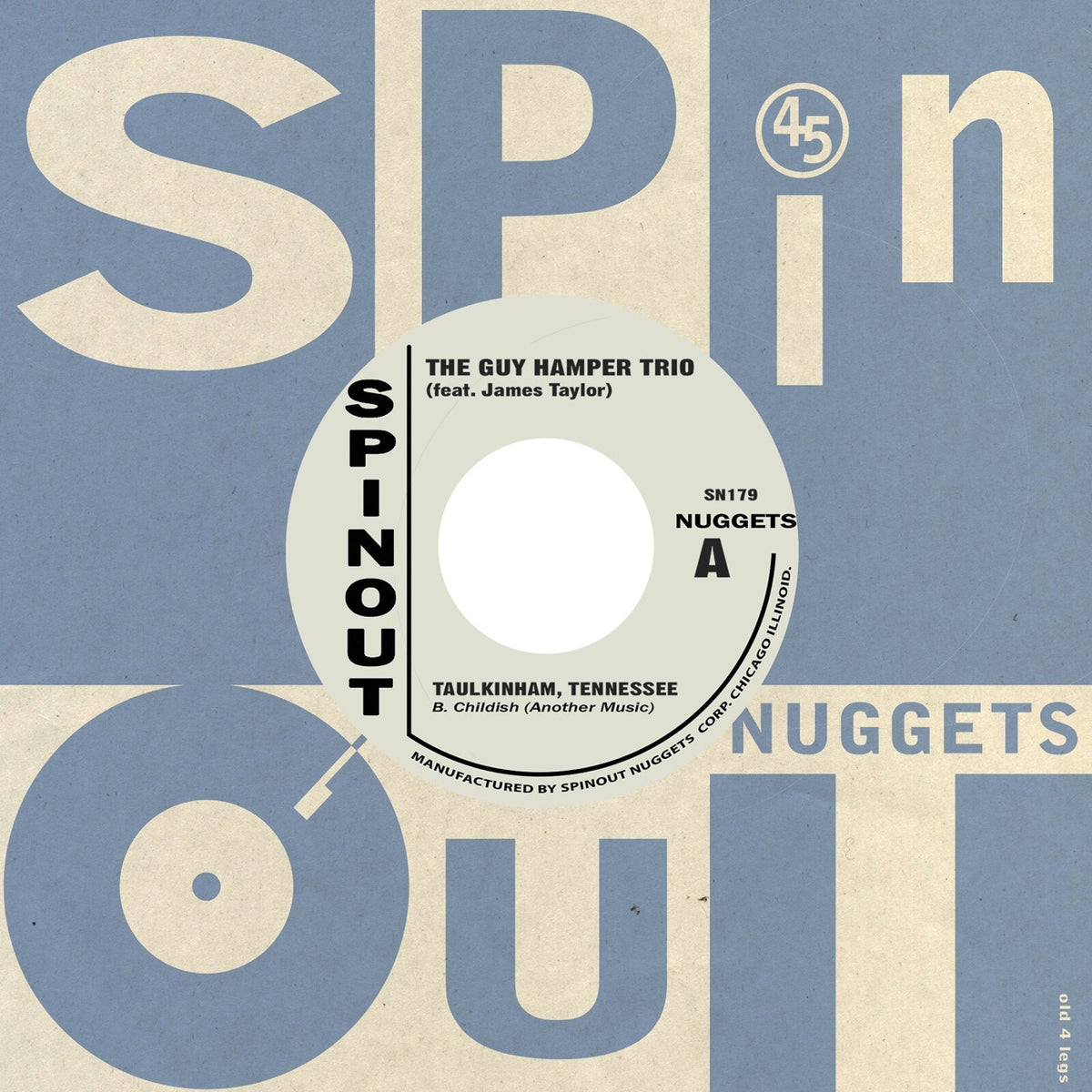 The Guy Hamper Trio - Feat. James Taylor - Taulkinham,Tennessee / A Surprise To You, - SN179