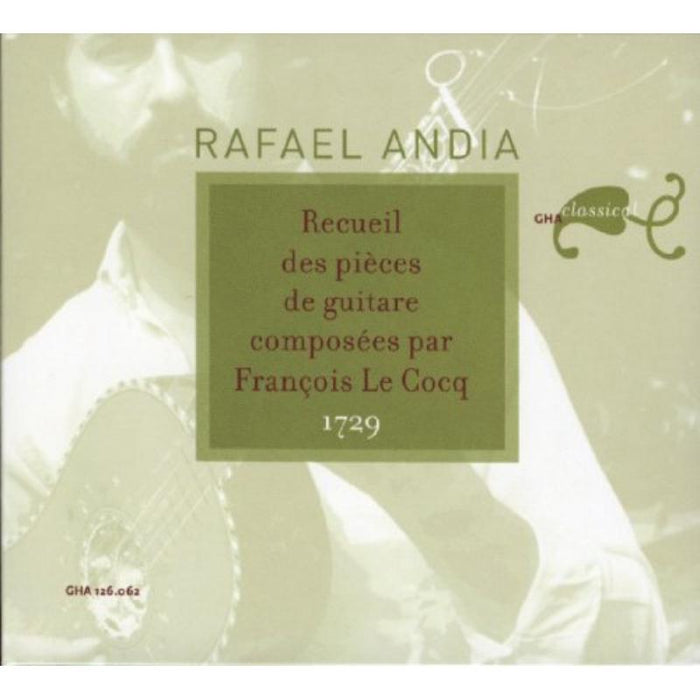 Andia, Rafael - Pieces pour guitare (1729) - GHA126062