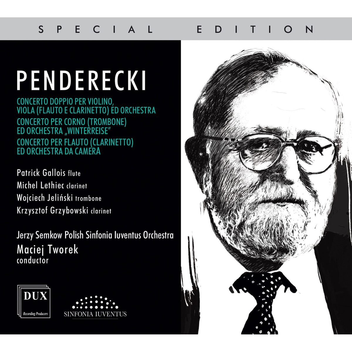 Maciej Tworek, Jerzy Semkow Polish Sinfonia luventus Orchestra - Penderecki: Concertos Vol. 10 - DUX2026