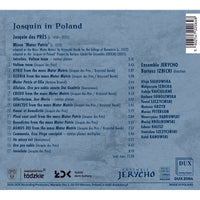 Ensemble Jerycho, Bartosz Izbicki - Josquin in Poland - DUX2064