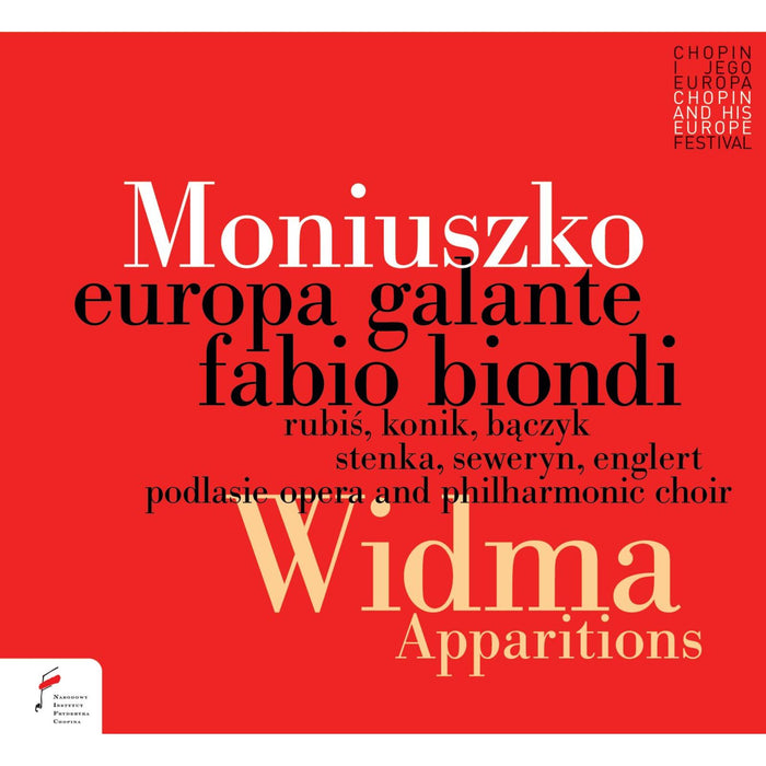 Europa Galante, Fabio Biondi, Natalia Rubis, Pawel Konik, Krzysztof Baczyk, Podlasie Opera and Philharmonic Choir - Moniuszko: Widma (Apparitions) - NIFCCD092