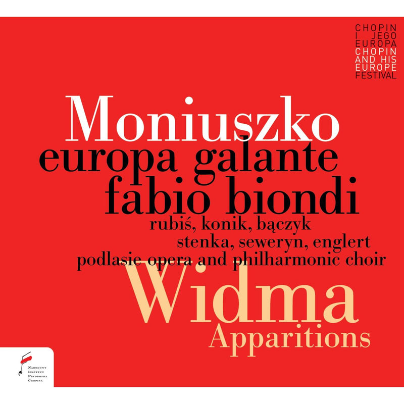 Europa Galante, Fabio Biondi, Natalia Rubis, Pawel Konik, Krzysztof Baczyk, Podlasie Opera and Philharmonic Choir - Moniuszko: Widma (Apparitions) - NIFCCD092