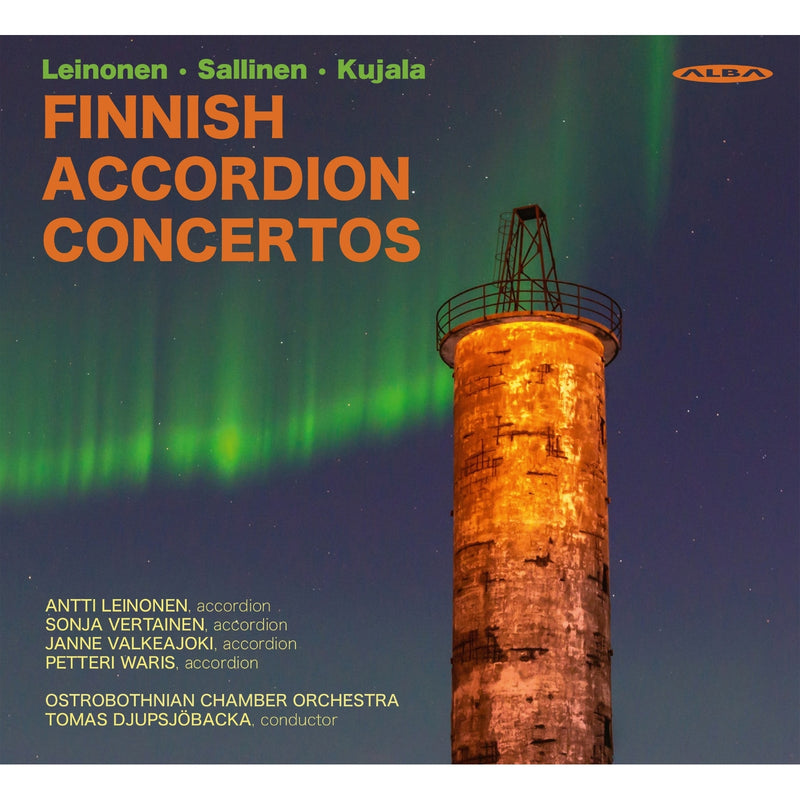 Antti Leinonen; Sonja Vertainen; Janne Valkeajoki; Petteri Waris; Keski-Pohjanmaan Kamariorkesteri; Tomas Djupsjopacka - Minna Leinonen; Aulis Sallisen; Veli Kujala: Finnish Accordion Concertos - ABCD477