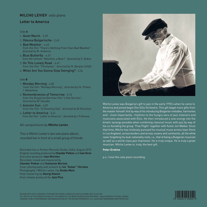 Milcho Leviev - Letter To America - DL0107