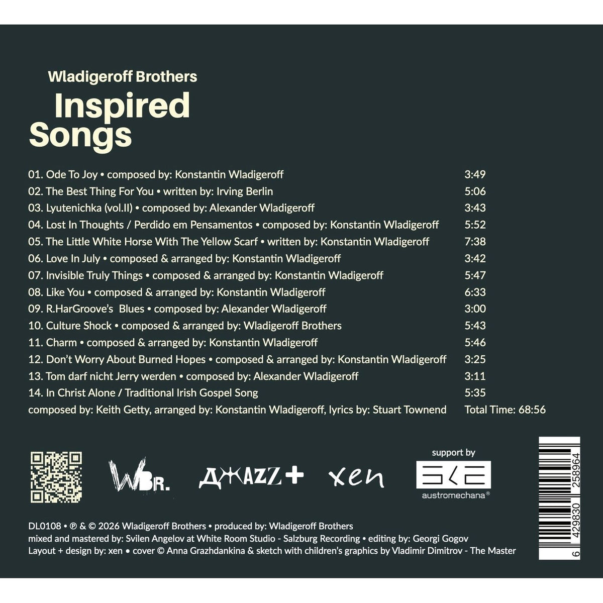 Wladigeroff Brothers - Inspired Songs - DL0108