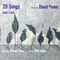 Robert Rice & William Vann - 29 Songs: Music by David Power (1985-2016) - PFCD185