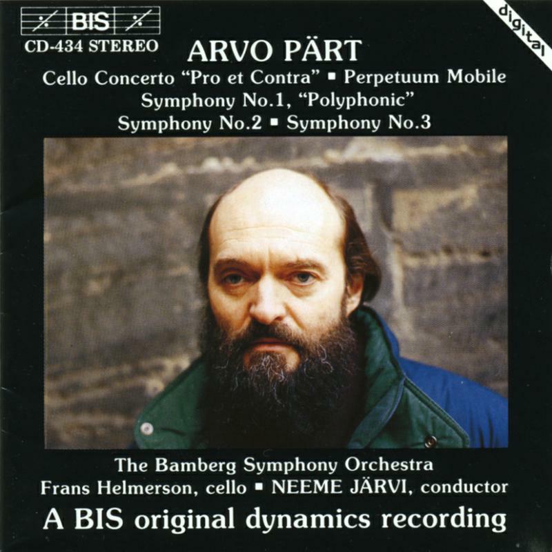 Bamberg So:Jarvi - Pärt: Orchestral Works - BISCD434
