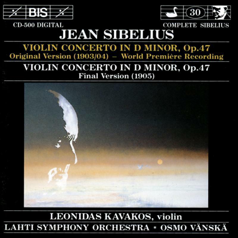 Kavakos:Lahti So:Vanska - Sibelius: Violin Concerto in D minor, Op. 47 - BISCD500