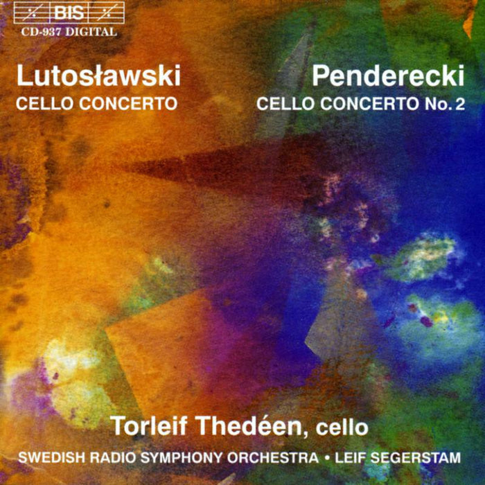 Segerstam:Swedish Rso:Thedeen - Lutoslawski/Cello Concerto - BISCD937