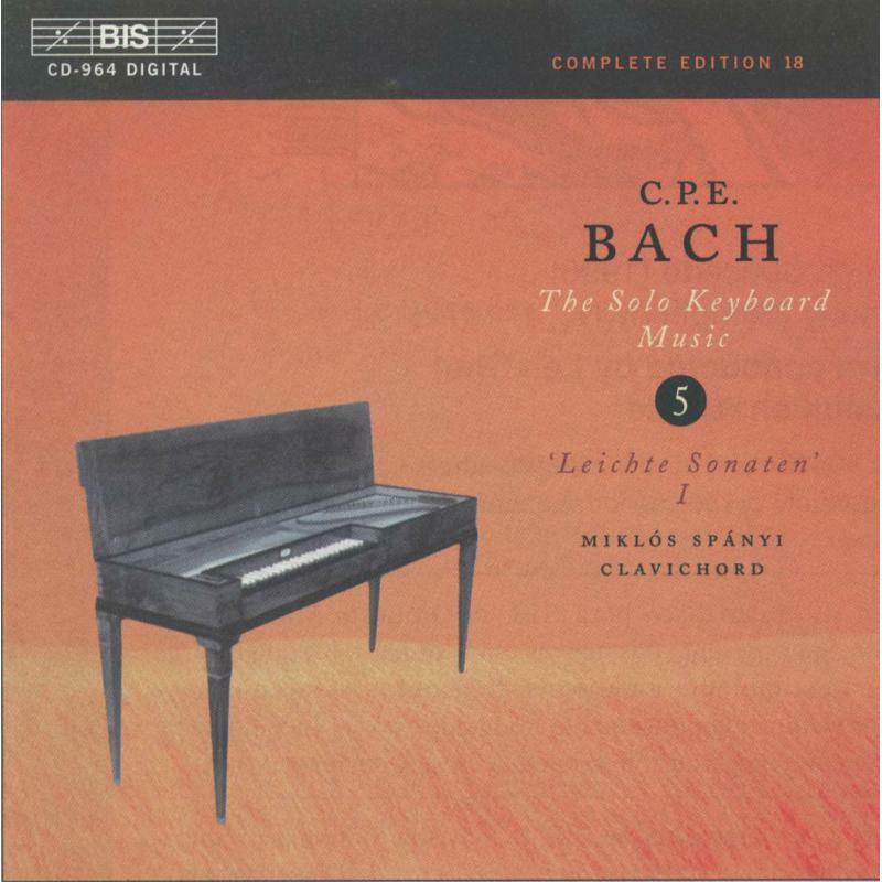 Spanyi, Miklos - BACH CPE: SOLO KEYB MUS VOL 5 - BISCD964