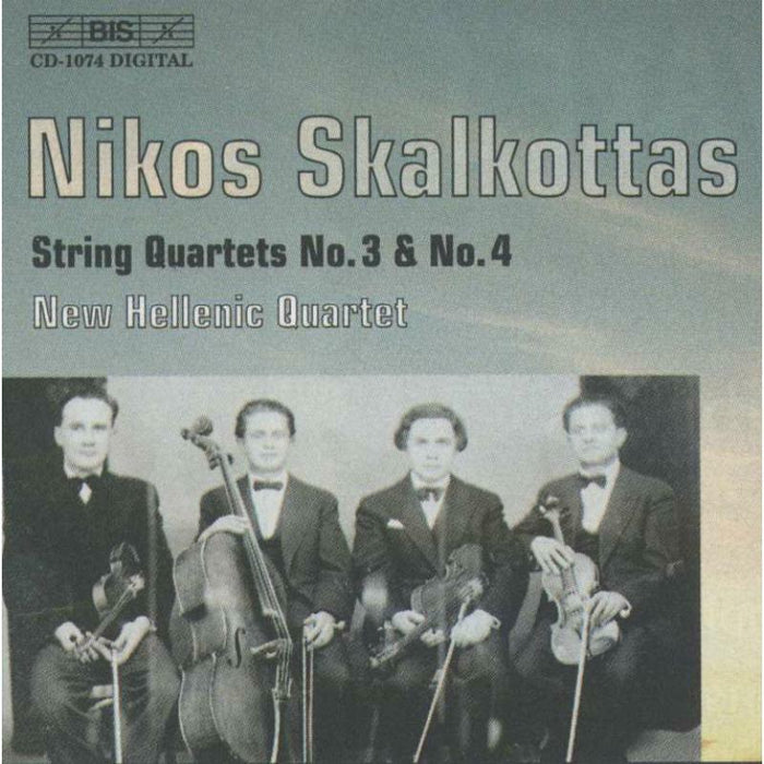 New Hellenic Quartet - SKALKOTTAS: STR 4TETS - BISCD1074
