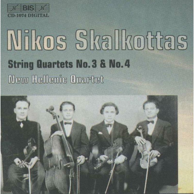 New Hellenic Quartet - SKALKOTTAS: STR 4TETS - BISCD1074