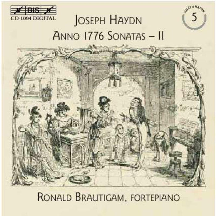 Brautigam, Ronald - Haydn: Complete Solo Keyboard Music, Vol 5 - Anno 1776 Sonatas II /Brautigam - BISCD1094