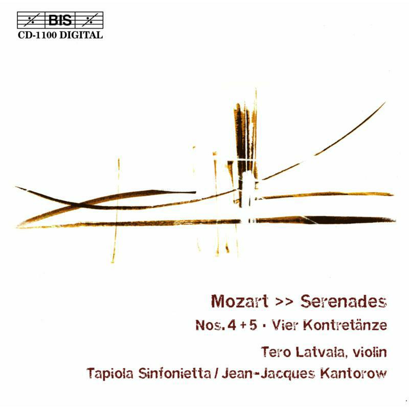 Soloists:Tapiola Sinf - Serenades Nos. 4 and 5, Vier Kontretanze - BISCD1100
