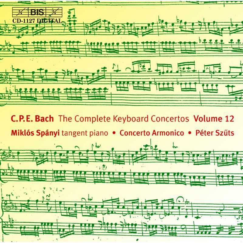 Concerto Armonico - Bach, CPE - Complete Keyboard Concertos Vol 12 - BISCD1127