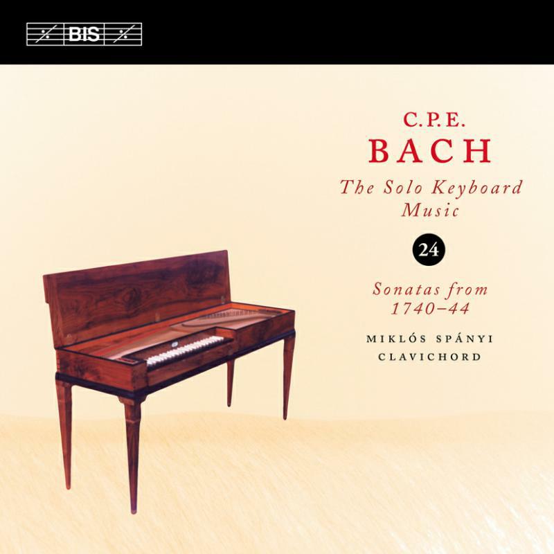 Miklos Spanyi - C.P.E Bach: Solo Keyboard Music Vol 24 - BISCD1764