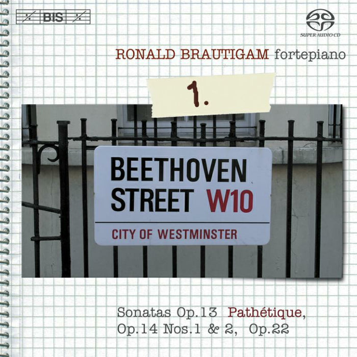 Ronald Brautigam - Beethoven: Complete Works for Solo Piano Vol 1 - Sonatas Op 13 Path?tique, Op 14 Nos 1 2, Op 22 /Brautigam - BISSACD1362