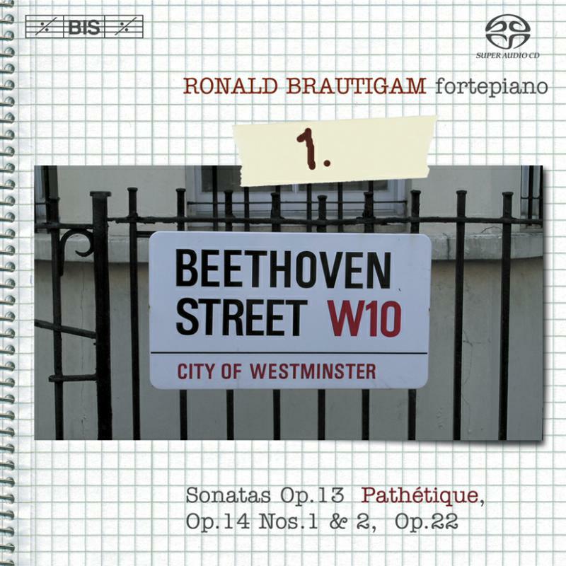 Ronald Brautigam - Beethoven: Complete Works for Solo Piano Vol 1 - Sonatas Op 13 Path?tique, Op 14 Nos 1 2, Op 22 /Brautigam - BISSACD1362