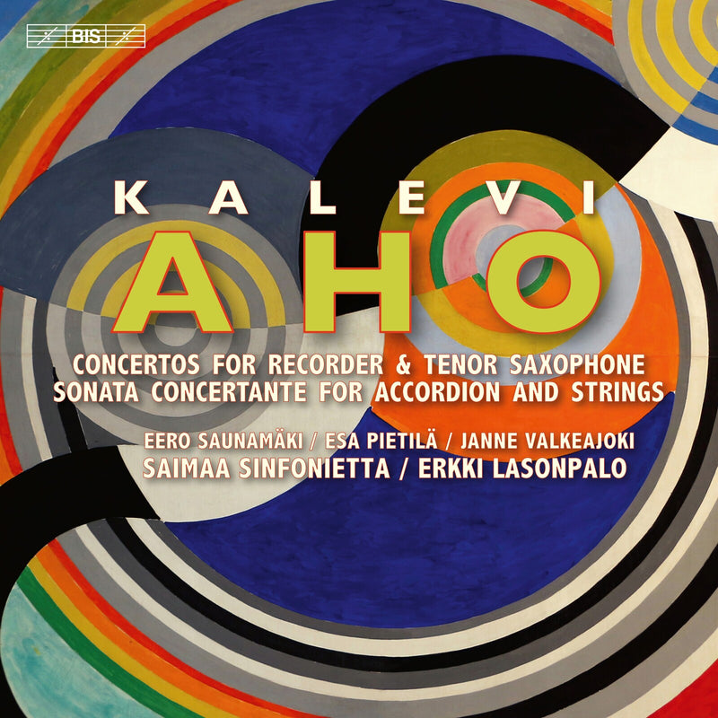 Kalevi Aho - Aho -Concertante works for recorder, saxophone and accordion - BIS2646