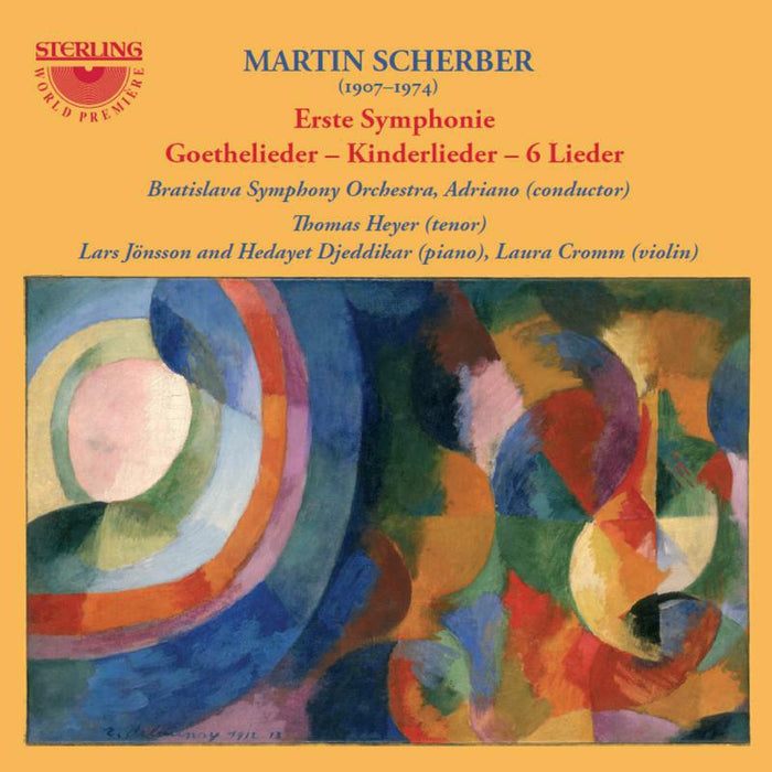 Adriano/Bratislava Orch - Martin Scherber: Erste Syphonie, Goethlieder, Kinderlieder - CDS1113