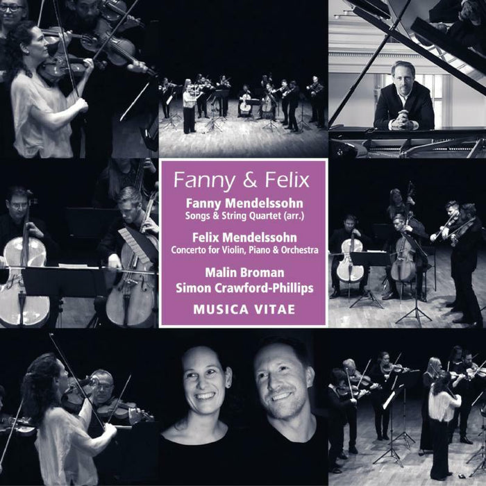 Musica Vitae/Broman/Crawford - Fanny Mendelssohn: String Quartet Felix Mendelssohn: Double Concerto - DBCD191