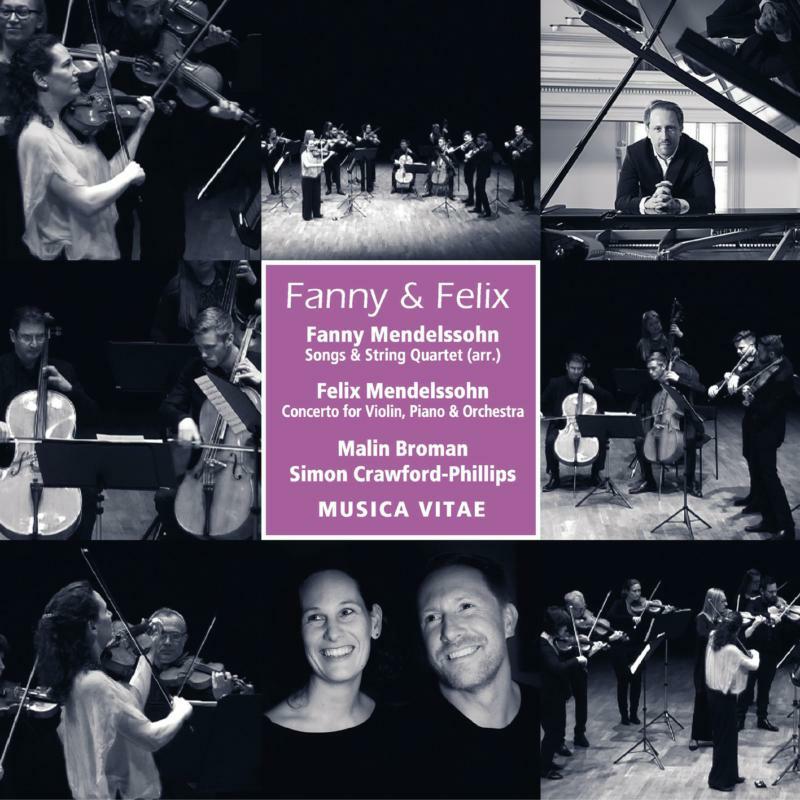Musica Vitae/Broman/Crawford - Fanny Mendelssohn: String Quartet Felix Mendelssohn: Double Concerto - DBCD191