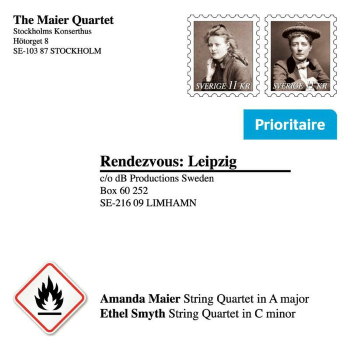 The Maier Quartet - Renezvous: Leipzig - String Quartets by Amanda Maier & Ethel Smyth - DBCD197