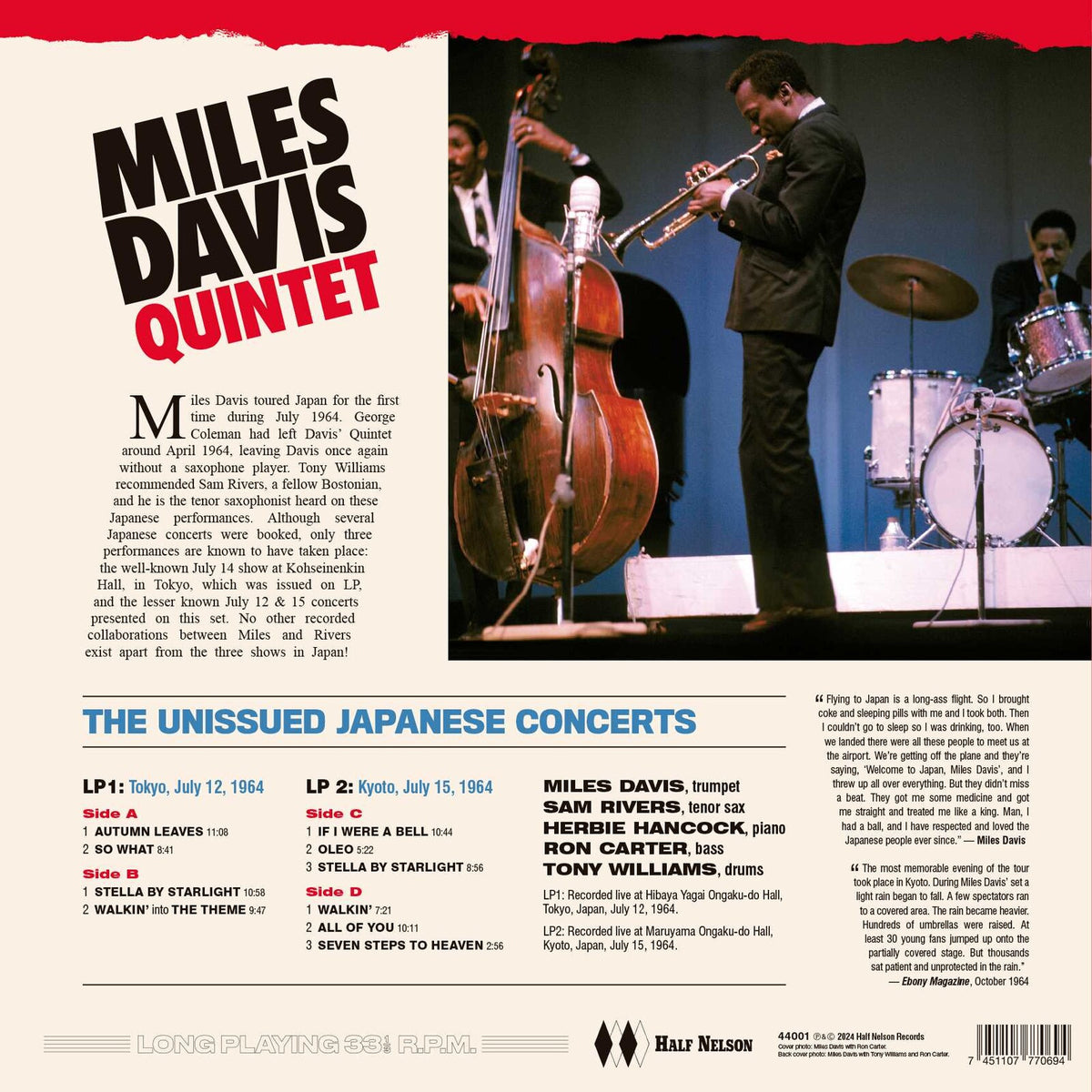 Miles Davis Quintet - The Unissued Japanese Concerts - 44001