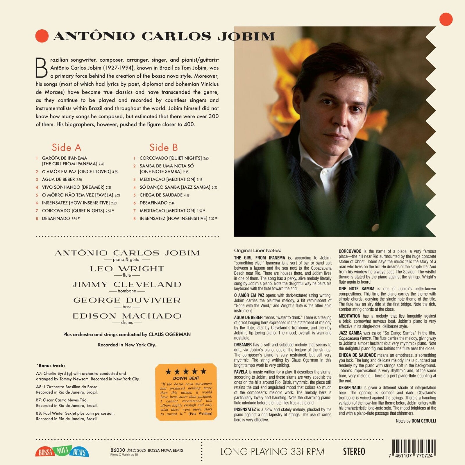 Antonio Carlos Jobim: The Girl From Ipanema – Proper Music