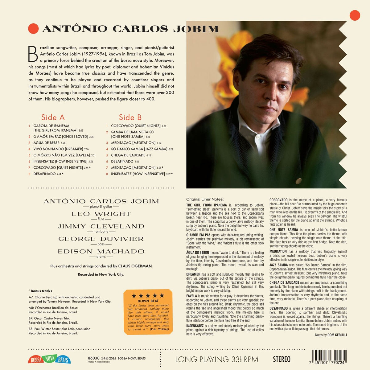 Antonio Carlos Jobim - The Girl From Ipanema - 86030