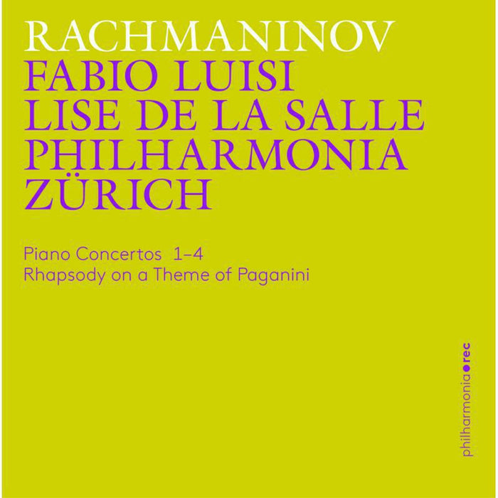 De La Salle/Phil. Zurich - Rachmaninov:Piano Concertos - PHR0104