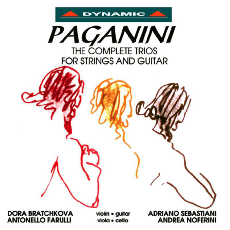 Bratchkova Dora,Adriano - Paganini: Trios Strings/ Guitar - CDS076
