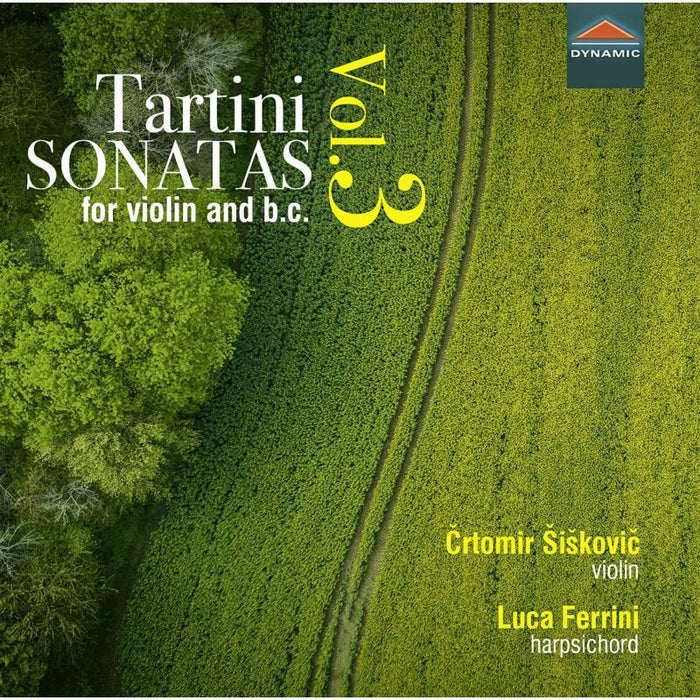 Siskovic/Ferrini - Giuseppe Tartini: Sonatas for violin and basso continuo, Vol. 3 - CDS7824