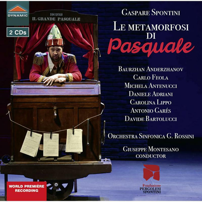 Orch Sinfonica G. Rossini - Gaspare Spontini: Le Metamorfosi di Pasquale - CDS7836