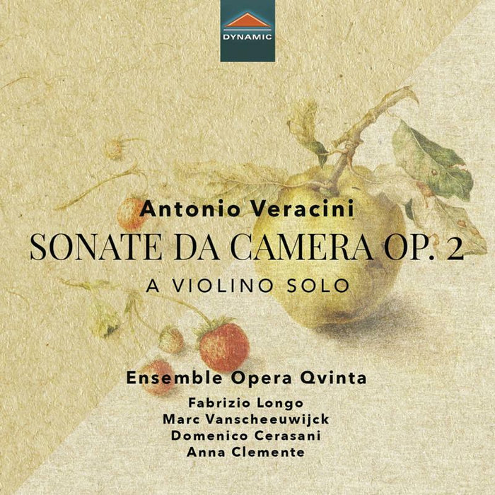 Ensemble Opera Qvinta - Antonio Veracini: Sonate da camera Op. 2 - CDS7860