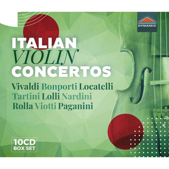 Orch Teatro Carlo Felice - Italian Violin Concertos: Antonio Vivaldi, Francesco Antonio Bonporti, Pietro Antonio Locatelli, Giuseppe Tartini, Anton - CDS7861