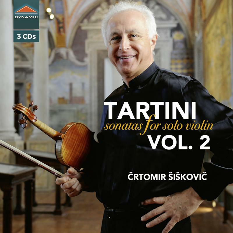 Crtomir Siskovic - Giuseppe Tartini: Sonatas for Solo Violin, Vol. 2 - CDS7869